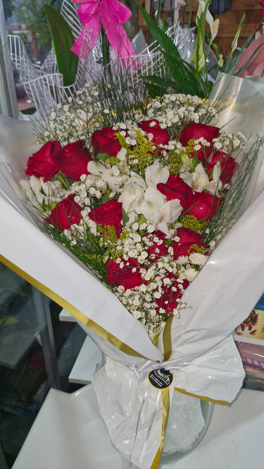 foto de um de um buque de flores